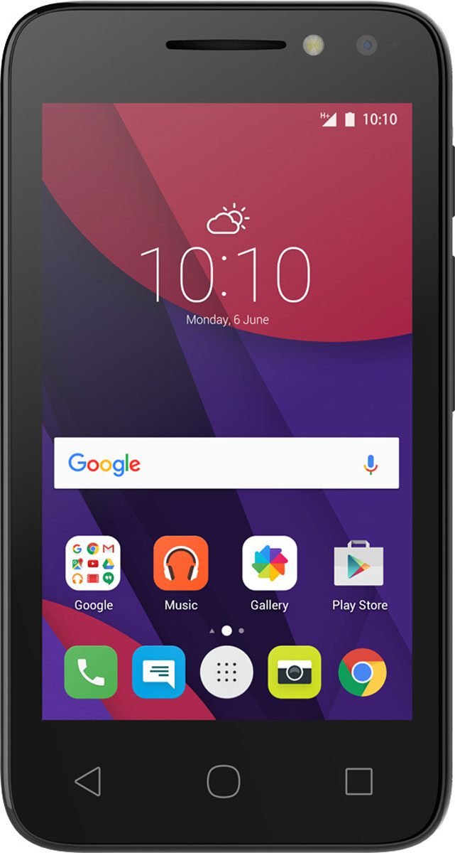 Alcatel OT-4034D Pixi 4 (4.0), Pink4034D-2CALRU1 Alcatel OT-4034D Pixi 4 (4.0), Pink4034D-2CALRU1Смартфон Alcatel OT-4034D Pixi 4 (4.0) имеет сенсорный ЖК-экран с диагональю 4 и разрешением 480х800 точек. Смартфон оснащен встроенным видео- и аудиоплеером и FM радиоприемником с функцией RDS. Также Alcatel OT- 4034D Pixi 4 оборудован камерой с разрешением 3,2 Мпикс, которая позволяет делать фотоснимки и видеозаписи. С помощью встроенных модулей Bluetooth и Wi-Fi вы можете передавать информацию (изображения, видео- и аудиофайлы) по беспроводному соединению. Телефон сертифицирован EAC и имеет русифицированный интерфейс меню и Руководство пользователя.