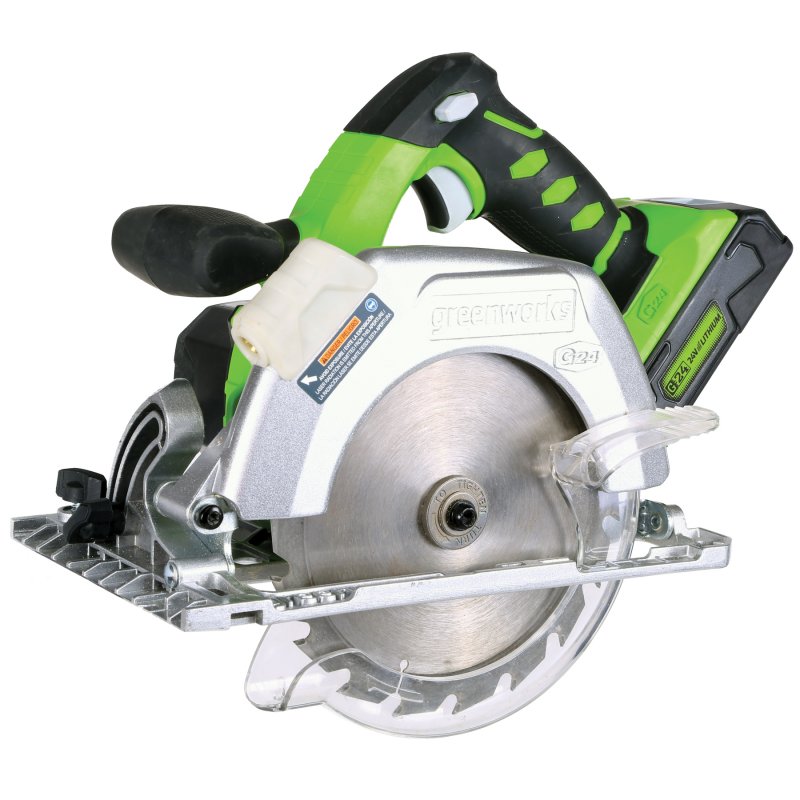 Пила циркулярная GreenWorks 24В1500107a Пила циркулярная GreenWorks 24В1500107aАккумуляторная система 24В G24 Глубина распила 54 мм под углом 90 гр Диаметр диска 165 мм Регулировка угла наклона до 50 гр Обдув линии реза LED подсветка Работает с аккумуляторами Greenworks G24 (арт. 2902707, 2902807) и зарядным устройством G24С (арт. 2903607) Гарантия 2 года