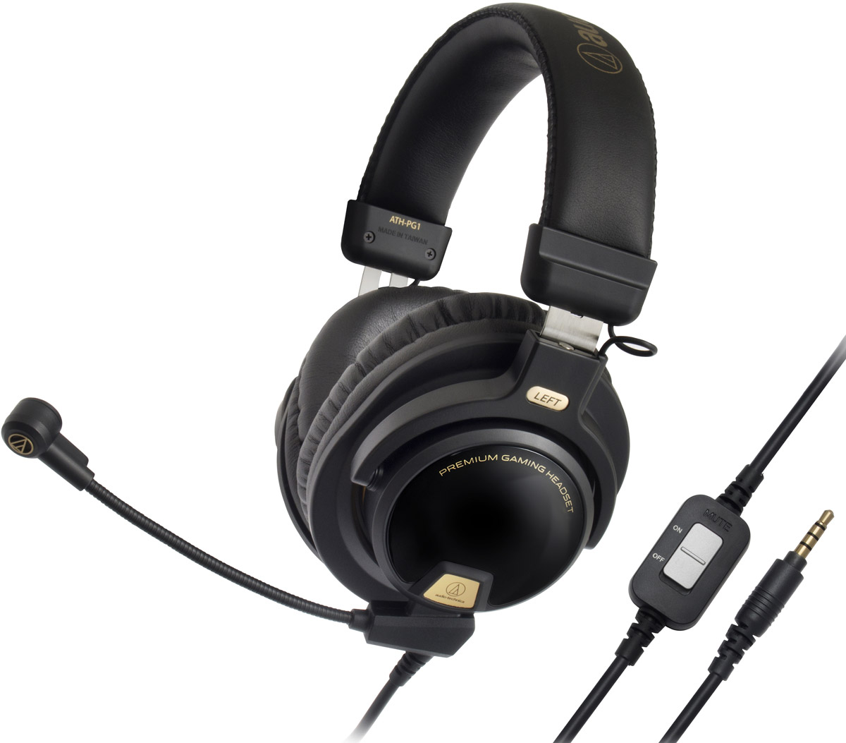 Audio-Technica ATH-PG1 игровые наушники15118120 Audio-Technica ATH-PG1 игровые наушники15118120Audio-Technica ATH-PG1 – домашняя гарнитура закрытого типа для компьютерных игр, телефонии и прослушивания музыки. Большие 44-мм драйверы обеспечивают мощный, живой звук и подчеркивают каждую акустическую деталь игрового окружения. Гарнитура изготовлена из легких материалов, она имеет мягкие кожаные оголовье и амбушюры, что позволяет комфортно играть длительное время. ATH-PG1 имеет съёмный кабель, в комплекте идут три шнура, в том числе с микрофонами для смартфонов и для игр. Игровой микрофон выполнен на гибкой ножке и сочетается с функцией отключения звука и управления громкостью. Кристально чистая голосовая связь обеспечена! Живой звук Мягкая кожа и лёгкие материалы обеспечивают комфорт и свободу в использовании Узконаправленный микрофон на гибкой ножке Функция отключения звука и управления громкостью микрофона