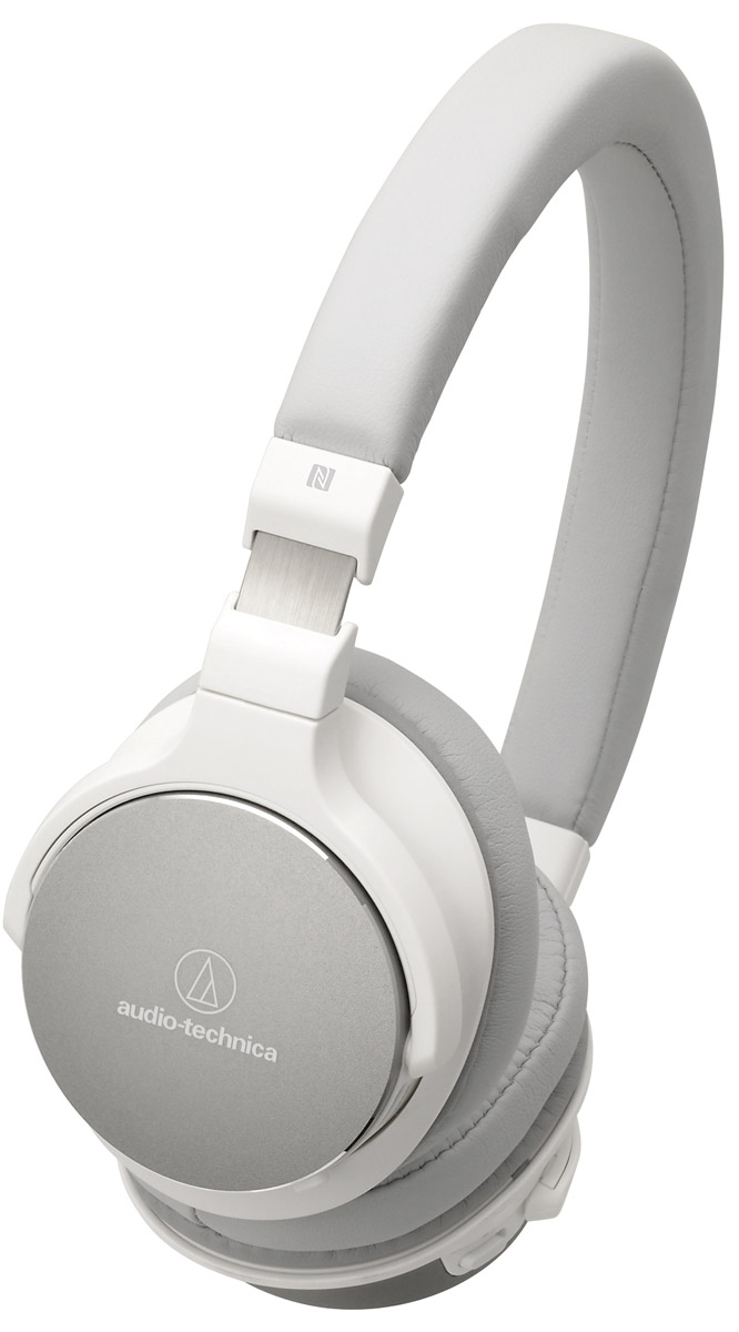 Audio-Technica ATH-SR5BT, White наушники10102365 Audio-Technica ATH-SR5BT, White наушники10102365Audio-Technica ATH-SR5BT - это лёгкие беспроводные наушники с достойным качеством воспроизведения музыки. Интегрированный модуль Bluetooth запоминает до 8 устройств, сопряжение происходит всего лишь одним касанием руки. Проводное подключение также обеспечит вам превосходную чёткость звука благодаря 45-мм драйверам. Специально разработанные 45-мм драйверы До 38 часов непрерывного воспроизведения от аккумулятора Регулировка громкости и управление микрофоном расположены на наушниках для удобного управления Технология NFC позволяет легко выполнять сопряжение одним касанием Пенные амбушюры обеспечивают непревзойденный комфорт