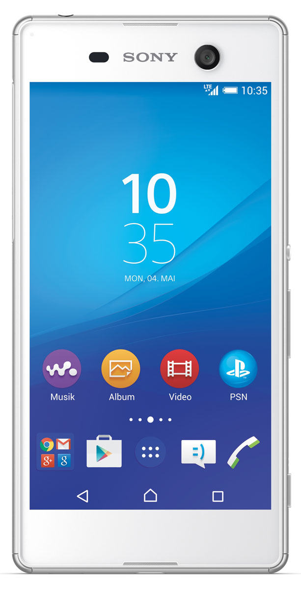 Sony Xperia M5, WhiteE5603White Sony Xperia M5, WhiteE5603WhiteSony Xperia M5 - идеальной сбалансированный водонепроницаемый смартфон, созданный на базе новейших разработок Sony. Снимайте только отличные фото в нужный момент. А гибридная автофокусировка, срабатывающая за 0,25 секунды, камера на 21,5 МП и масштабирование повышенной четкости обеспечат профессиональное качество ваших снимков. Данная модель оснащена камерой с разрешением 21,5 Мпикс со светочувствительностью ISO 3200. Таким образом вам гарантированы чистые четкие снимки каждый раз, когда вы нажимаете на кнопку. Смартфон может также производить съемку четких, ярких и насыщенных видео в разрешении 4K (3840x2160). Не можете подобраться к объекту фотосъемки достаточно близко? Не беда: технология Clear Image позволяет в 5 раз увеличить масштаб, не теряя в качестве изображения. Что нужно для отличного селфи? Лишь вы и качественная фронтальная камера на вашем устройстве. Фронтальная камера Xperia M5 оснащена матрицей с разрешением 13 Мпикс,...