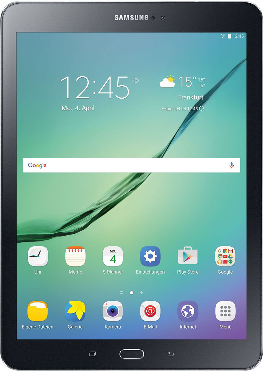 Samsung Galaxy Tab S2 SM-T813, BlackSM-T813NZKESER Samsung Galaxy Tab S2 SM-T813, BlackSM-T813NZKESERПланшет Samsung Galaxy Tab S2 выполнен из цельно металлического корпуса с толщиной всего 5.6 миллиметров и по праву является самым тонким планшетом в мире. При весе всего 389 грамм и диагональю 9.7 дюймов является еще и самым лёгким в своём сегменте. Стоит отметить и форм-фактор дисплея, с соотношение сторон 4:3, с таким дисплеем гораздо комфортнее пользоваться социальными сетями и интернет браузером или просто читать книгу. Планшет Samsung Galaxy Tab S2 обладает потрясающим SuperAMOLED дисплеем с разрешением 2048x1536 пикселей. Восьмиядерный процессор с чистотой 1,9 ГГц , 3 гигабайта оперативной памяти и 32 встроенной, которую можно увеличить картой памяти microSD до 128 гигабайт. Основная камера, делает отличные фото даже при слабом освещении, благодаря 8 мегапикселям и светосилы 1.9, а фронтальная, 2.1 мегапикселя для скайпа и селфи. Для зашиты персональных данных воспользуйтесь инновационным сканером отпечатка пальцев. Или блокируйте планшет по...