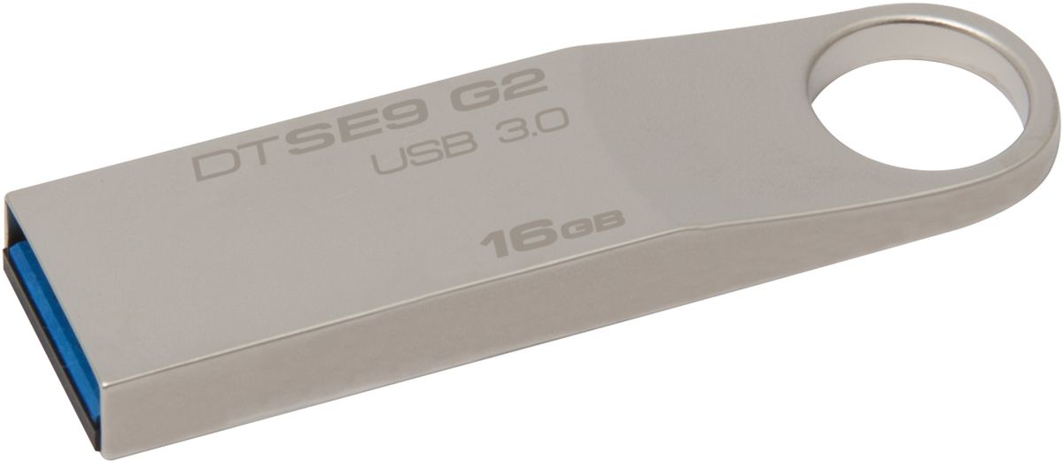 Kingston DataTraveler SE9 G2 16GB USB-накопительDTSE9G2/16GB Kingston DataTraveler SE9 G2 16GB USB-накопительDTSE9G2/16GBUSB-накопитель Kingston DataTraveler SE9 G2 имеет стильный металлический корпус с большим кольцом, за которое его удобно прикреплять. Малый форм-фактор делает его великолепным дополнением к таким ноутбукам, как новый Ultrabook от компании Intel, а также к планшетным ПК, имеющим USB-разъёмы. Надёжный корпус этого накопителя позволяет безбоязненно брать его с собой повсюду, куда бы вы ни отправились со своими новыми устройствами. Накопитель Kingston DataTraveler SE9 G2 имеет пятилетнюю гарантию, бесплатную техническую поддержку и отличается легендарной надежностью, характерной для всей продукции компании Kingston.