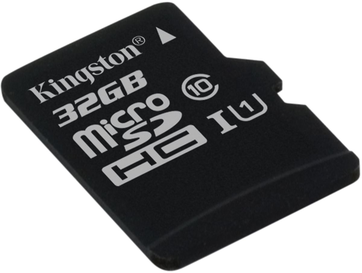 Kingston microSDHC Class 10 UHS-I 32GB карта памяти (45/10 Мб/с)SDC10G2/32GBSP Kingston microSDHC Class 10 UHS-I 32GB карта памяти (45/10 Мб/с)SDC10G2/32GBSPКарта памяти Kingston microSDHC Class 10 UHS-I поможет вам в увеличении объема памяти мобильных телефонов, смартфонов, планшетов и других портативных устройств. Данная модель имеет все основные защитные функции от Kingston: водонепроницаемый корпус, ударостойкость и виброустойчивость, защиту от рентгеновских аппаратов в аэропортах и экстремальных температур.