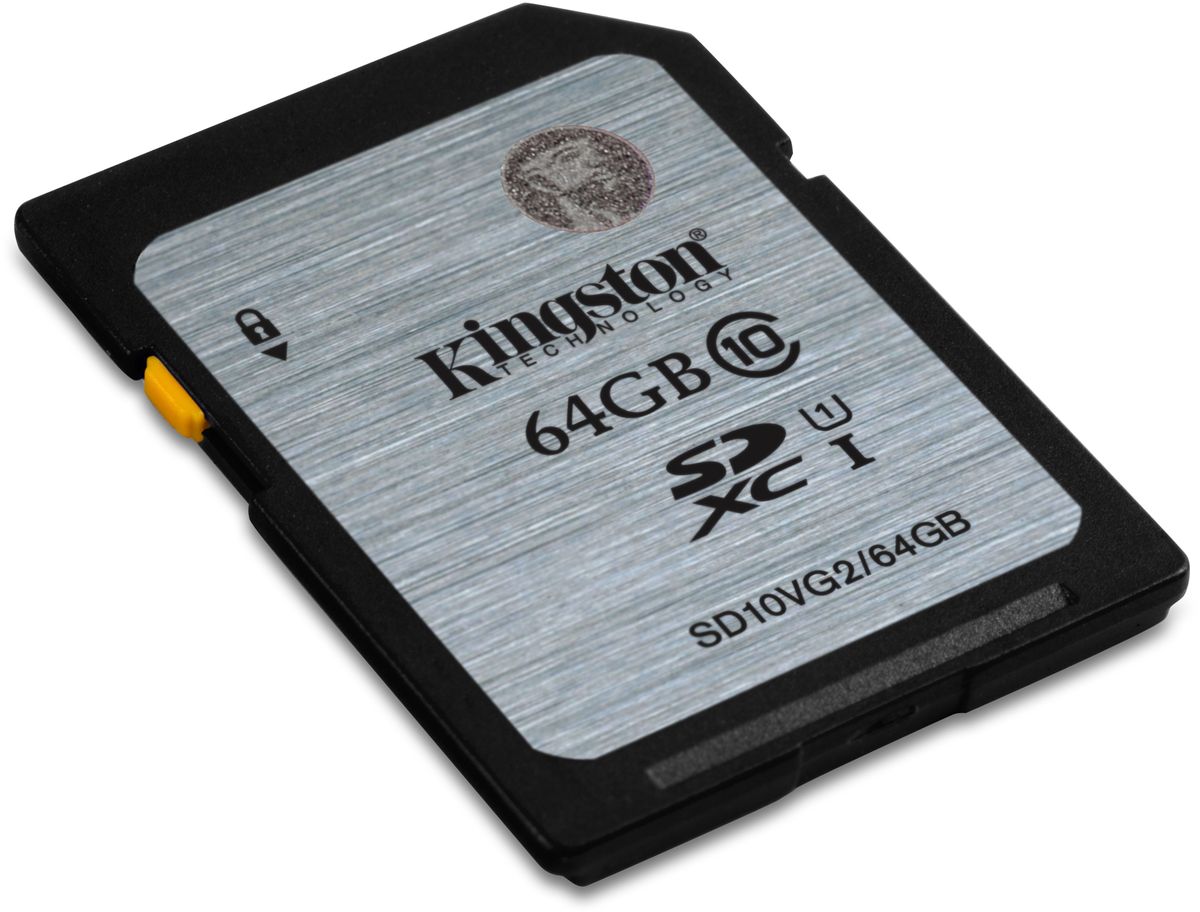 Kingston SDXC Class 10 UHS-1 64GB карта памяти Kingston SDXC Class 10 UHS-1 64GB карта памяти