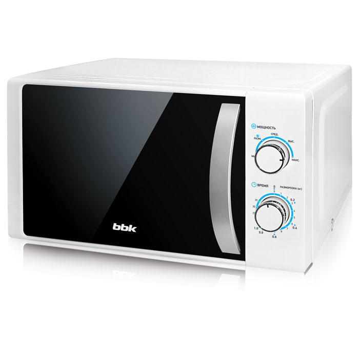 BBK 20MWS-711M/WS, White Silver СВЧ-печь20MWS-711M/WS/RU BBK 20MWS-711M/WS, White Silver СВЧ-печь20MWS-711M/WS/RU20 литров соло, механическое управление, 700 Вт