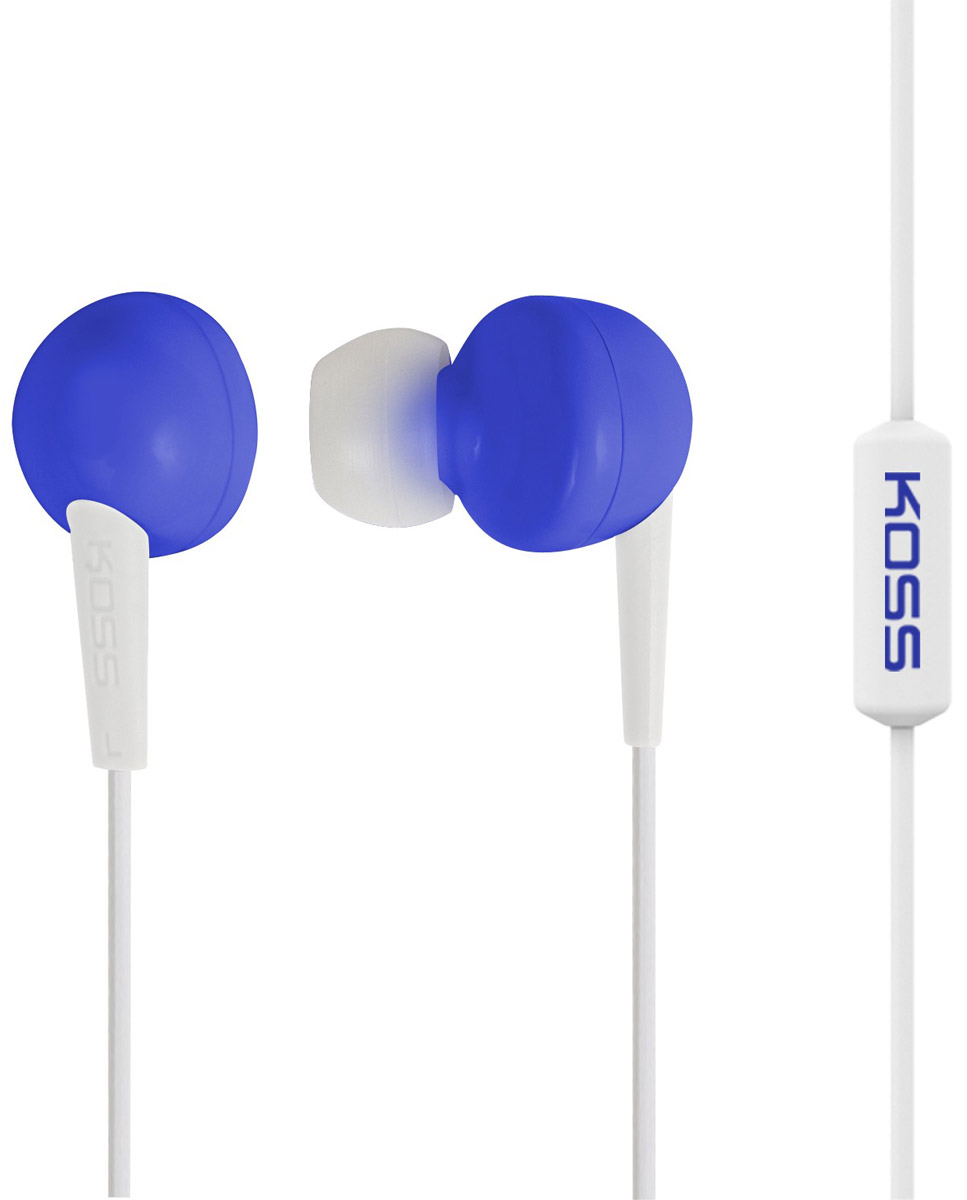Koss KEB6i, Blue наушники10102309 Koss KEB6i, Blue наушники10102309Koss KEB6i – портативные наушники-вставки с функцией гарнитуры, разработанные на базе полюбившейся пользователям модели KEB6. Koss KEB6i чрезвычайно комфортны и отличаются минималистическим дизайном. Многообразие цветов позволит выбрать наушники на свой вкус, а также под настроение.