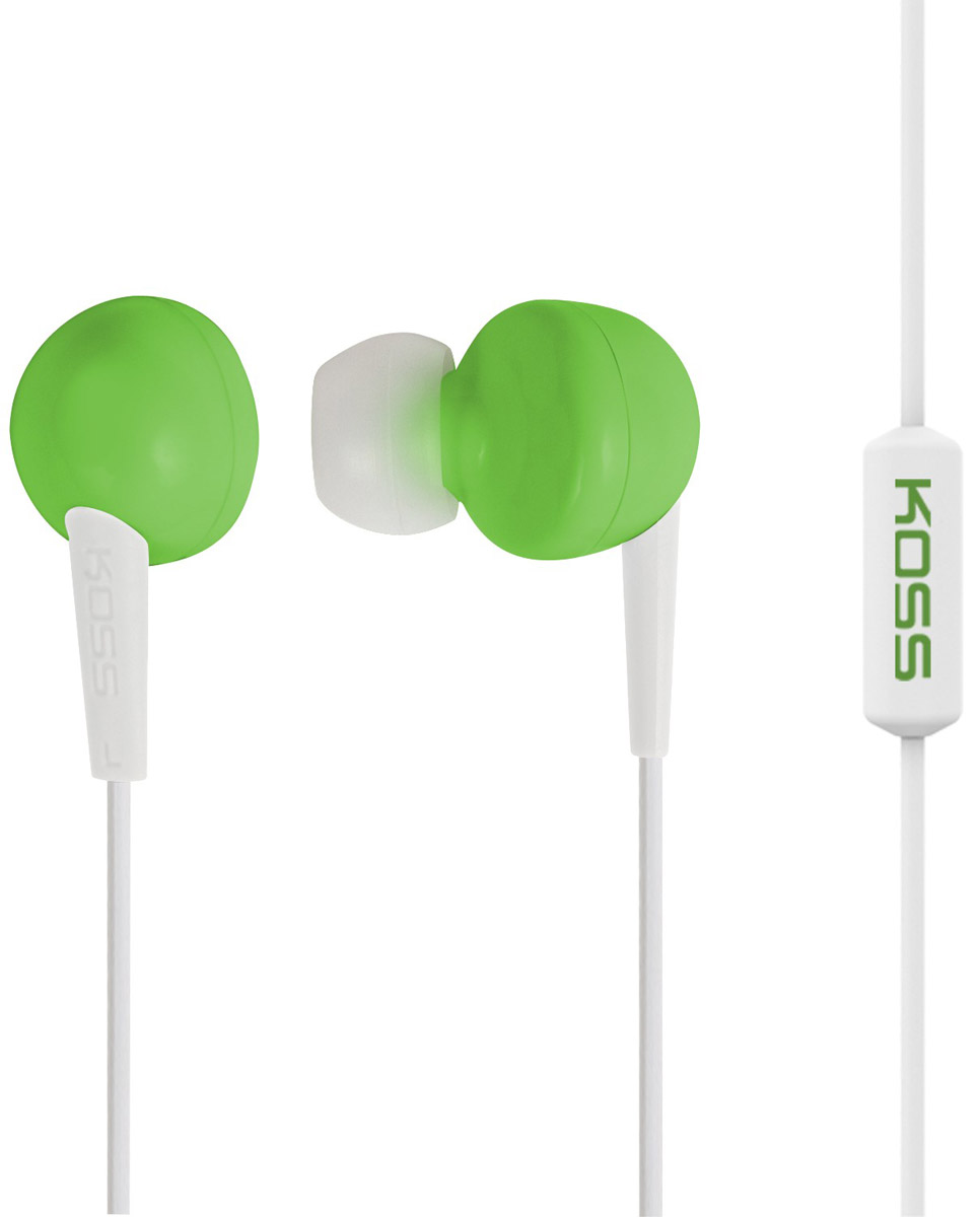 Koss KEB6i, Green наушники15117166 Koss KEB6i, Green наушники15117166Koss KEB6i - портативные наушники-вставки с функцией гарнитуры, разработанные на базе полюбившейся пользователям модели KEB6. Koss KEB6i чрезвычайно комфортны и отличаются минималистическим дизайном. Многообразие цветов позволит выбрать наушники на свой вкус, а также под настроение.