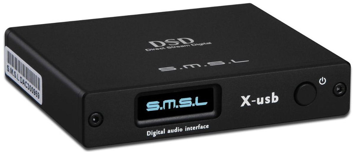 SMSL X-USB, Black аудио конвертер15118334 SMSL X-USB, Black аудио конвертер15118334ЦАП, поддержка DSD 2.8-5.6МГц, PCM: 16/32 бит 44.1кГц-384кГц, 140 дБ, вход USB, выходы: оптический, коаксиальный, I2S, 450 г