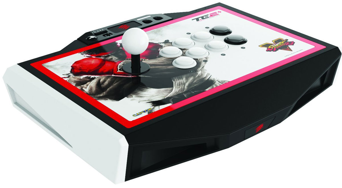 Mad Catz Street Fighter V Arcade TE2+ аркадный стик для PS4 (SFV89481BSA1/01/1)SFV89481BSA1/01/1 Mad Catz Street Fighter V Arcade TE2+ аркадный стик для PS4 (SFV89481BSA1/01/1)SFV89481BSA1/01/1Официально лицензированный аркадный джойстик Mad Catz Street Fighter V Arcade TE2+ продолжает традицию всемирно известного TE2 FightStick. Благодаря деталям премиум – класса Sanwa Denshi , этот аркадный джойстик всегда готов к драке! TE2+ поможет вам повысить уровень вашего боевого мастерства. После игры на обычном контроллере, возьмите аркадный джойстик - и вы почувствуете существенную разницу. Все, от расположения кнопок до качества деталей, в аркадном джойстике Mad Catz сделано так, чтобы вы могли разбить своих противников. Прочный и надежный, с возможностью индивидуальной настройки, SFV TE2 + поможет вам отточить свое мастерство и нанести решающий удар. В аркадном джойстике Street Fighter V TE2 + использованы те же детали, что и в настоящих японских аркадных игровых автоматах. Детали Sanwa невероятно долговечны и могут выдерживать серьезные нагрузки, возникающие во время жестоких сражений, а кнопки OBSF-30 обеспечивают высокую...