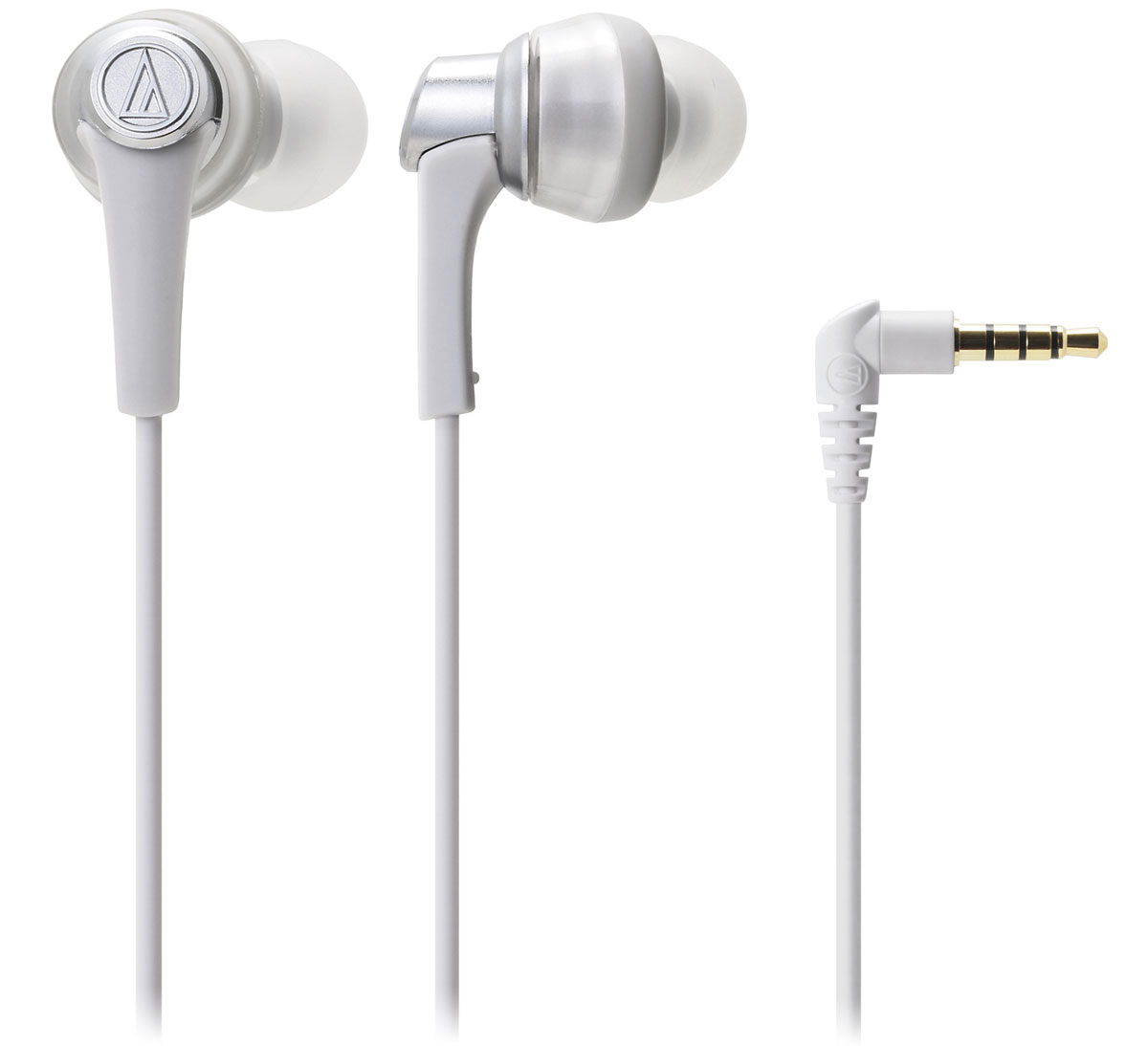Audio-Technica ATH-CKR5, White наушники4961310607005 Audio-Technica ATH-CKR5, White наушники4961310607005Audio-Technica ATH-CKR5 - вставные наушники премиум-класса с эргономикой высокого уровня и превосходным звучанием. Новейшие 13-мм драйверы качают мощные басы потрясающей глубины и чёткости. Звучание дополнительно оптимизируют специальные латунные стабилизаторы, поглощающие нежелательные вибрации. Эта технология позволяет добиться кристально чистой передачи на средних и высоких частотах. Четыре пары амбушюр разного размера дают возможность выбрать наиболее подходящие, что благоприятно скажется на звуке. Особенности: Вставные наушники премиум-класса Специальный корпус с превосходным креплением 13-мм драйверы, разработанные в 2015 году Глубокий детализированный звук Латунные стабилизаторы вибраций