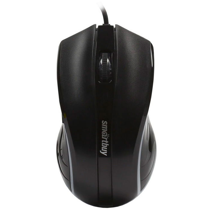 SmartBuy One 338, Black мышьSBM-338-K SmartBuy One 338, Black мышьSBM-338-KСтильная проводная мышь SmartBuy One 338 станет отличным дополнением к современному компьютеру. Благодаря симметричной форме и углублениям для пальцев, она подходит для управления любой рукой и не напрягает кисть при длительном использовании. Оптический сенсор с разрешением 1000 dpi позволяет использовать мышь для работы в различных приложениях. Синяя подсветка выгодно подчеркивает изящный дизайн устройства в ночное время. Мышь не требует установки драйверов и готова к работе сразу после подключения к USB-порту компьютера.