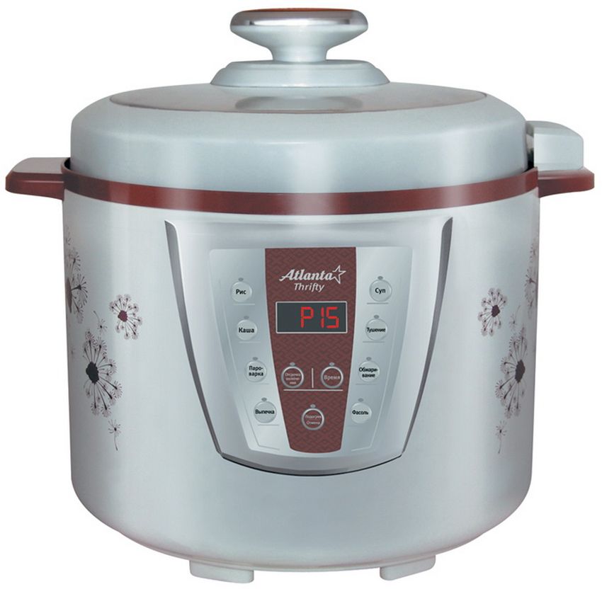 Atlanta ATH-1616 мультиварка-скороваркаATH-1616 Atlanta ATH-1616 мультиварка-скороваркаATH-1616Atlanta ATH-1616 облегчит вашу работу по кухне. В модели предусмотрено 8 авторежимов, программы для выпечки, готовки диетических блюд на пару. В мультиварке есть таймер на 24 часа. Благодаря антипригарному покрытию её очень просто и легко очистить.