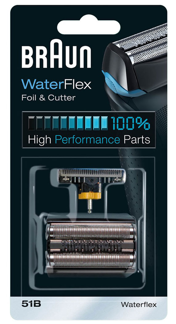 Braun 51В сменный набор кассет Braun Combi для WaterFlex81469220 Braun 51В сменный набор кассет Braun Combi для WaterFlex81469220Braun 51В - набор, состоящий из сетки и режущего блока для серий бритв Braun: Series 5, Activator, Complete 360°, WaterFlex. Качество и надежность изделий соответствует высоким стандартам компании Braun. Предназначено для: электробритв Braun 550, 560, 570cc, 590cc, 8385, 8374, 8377, 8995, 590cc, 530, 540, 570cc, 8995, 8970, 8985, 8986, 8987,8595, 8795, 8581, 8583, 8585, 8781, 8783, 8785