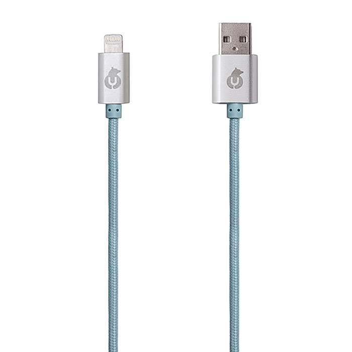 uBear Lightning-USB, Light Blue кабель Apple LightningDC01LB01-I5 uBear Lightning-USB, Light Blue кабель Apple LightningDC01LB01-I5Вы полюбите алюминиевый кабель uBear Lightning-USB с первого взгляда. Прикоснувшись к нему один раз, вы сразу сможете оценить все преимущества: тканевая оплетка, обеспечивающая износостойкость и долговечность, высокая скорость синхронизации данных, строгость линий и качество в каждом элементе.