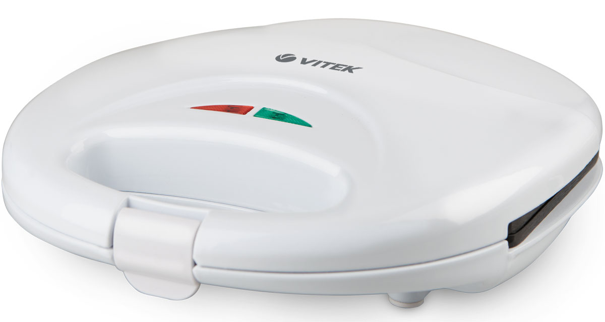 Vitek VT-1598(W) бутербродницаVT-1598(W) Vitek VT-1598(W) бутербродницаVT-1598(W)Бутербродница Vitek VT-1598(W) позволит вам существенно сэкономить время и быстро приготовить вкусный и питательный завтрак (до 4 горячих бутербродов). Внутренняя поверхность имеет качественное антипригарное покрытие, которые сохранит хлеб от появления темных крошек и гари. К тому же, с таким покрытием очистить и подготовить сэндвичницу к новому использованию не составит никакого труда. Дополнительным преимуществом можно считать компактный размер устройства, который позволит разметить его в любом удобном для вас месте.