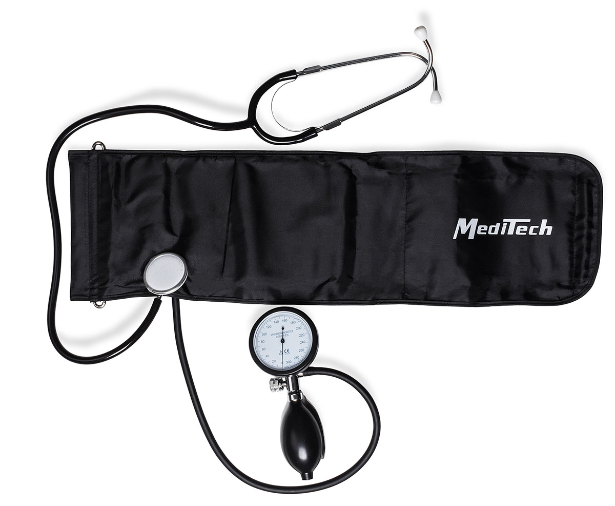 MediTech Механический тонометр Palm со встроенным стетоскопом, объединенным нагнетателем и люминесцентным манометром МТ-25LМТ-25L MediTech Механический тонометр Palm со встроенным стетоскопом, объединенным нагнетателем и люминесцентным манометром МТ-25LМТ-25LХарактеристики: Высокая точность измерений; Металлический корпус; Манжета со встроенной головкой стетоскопа; Диапазон измерений давления воздуха в компрессионной манжете 20-300 мм. рт. ст.; Износоустойчивая манжета из высококачественного нейлона; Дополнительно предлагаются манжеты разного размера для новорожденных, детей, подростков, взрослых и набедренная манжета; Размер взрослой манжеты на окружность плеча 254-406 мм.; Цена деления шкалы манометров прибора 2 мм. рт. ст.; Размеры не более 190х115x65 мм.; Масса, не более 0, 464 кг.; Гарантия 1 год. Комплект поставки: объединенный нагнетатель и манометр; манжета компрессионная; манометр мембранный; нагнетатель с клапаном; стетоскоп; руководство по эксплуатации; чехол; упаковочная коробка. Усовершенственная модель тонометра, комплектуется объединенным нагнетателем и манометром (отсутствие большого количества трубок у прибора), имеет...