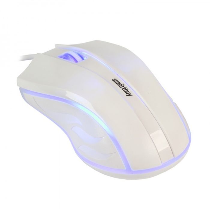 SmartBuy One 338, White мышьSBM-338-W SmartBuy One 338, White мышьSBM-338-WЧувствительный оптический сенсор мыши SmartBuy One 338 обеспечивает точное позиционирование курсора. Устройство чрезвычайно просто в установке: для работы не нужны дополнительные драйверы, просто подключите мышь к USB-разъему вашего компьютера! Оптический сенсор с разрешением 1000 dpi позволяет работать практически на любой поверхности.