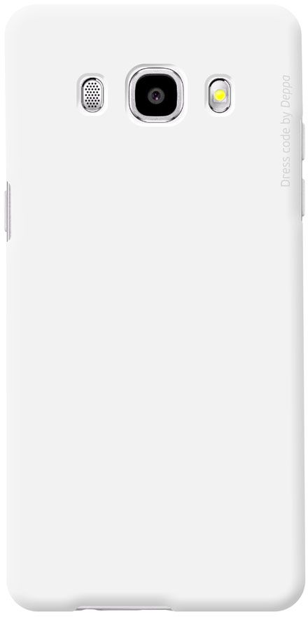 Deppa Air Case чехол для Samsung Galaxy J5 (2016), White83251 Deppa Air Case чехол для Samsung Galaxy J5 (2016), White83251Чехол Deppa Air Case для Samsung Galaxy J5 (2016) случай редкого сочетания яркости и чувства меры. Это стильная и элегантная деталь вашего образа, которая всегда обращает на себя внимание среди множества вещей. Благодаря покрытию soft touch чехол невероятно приятен на ощупь, поэтому смартфон не хочется выпускать из рук. Ультратонкий чехол (1 мм) повторяет контуры самого девайса, при этом готов принимать на себя удары - последствия непрерывного ритма городской жизни. Чехлы Deppa Air Case изготавливаются из высококачественного поликарбоната (PC) производства Вауеr, устойчивого к сколам, ударам и царапинам. Прочная поверхность чехла с покрытием soft touch обладает противоскользящим эффектом. Все функциональные отверстия чехла идеально подогнаны по размерам и местоположению, обеспечивая полный доступ к внешним портам, слотам и разъемам гаджета.