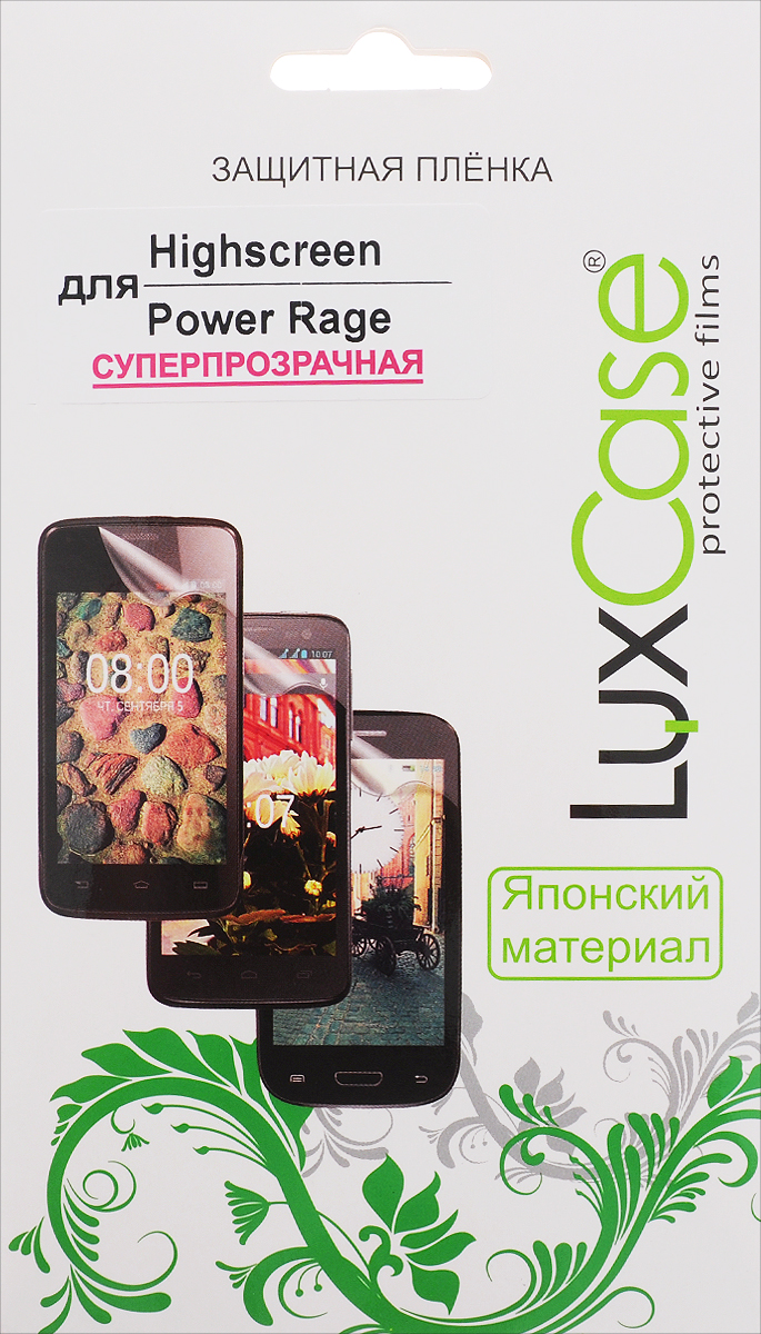 LuxCase защитная пленка для Highscreen Power Rage, суперпрозрачная51547 LuxCase защитная пленка для Highscreen Power Rage, суперпрозрачная51547Защитная пленка LuxCase для Highscreen Power Rage сохраняет экран смартфона гладким и предотвращает появление на нем царапин и потертостей. Структура пленки позволяет ей плотно удерживаться без помощи клеевых составов и выравнивать поверхность при небольших механических воздействиях. Пленка практически незаметна на экране смартфона и сохраняет все характеристики цветопередачи и чувствительности сенсора.