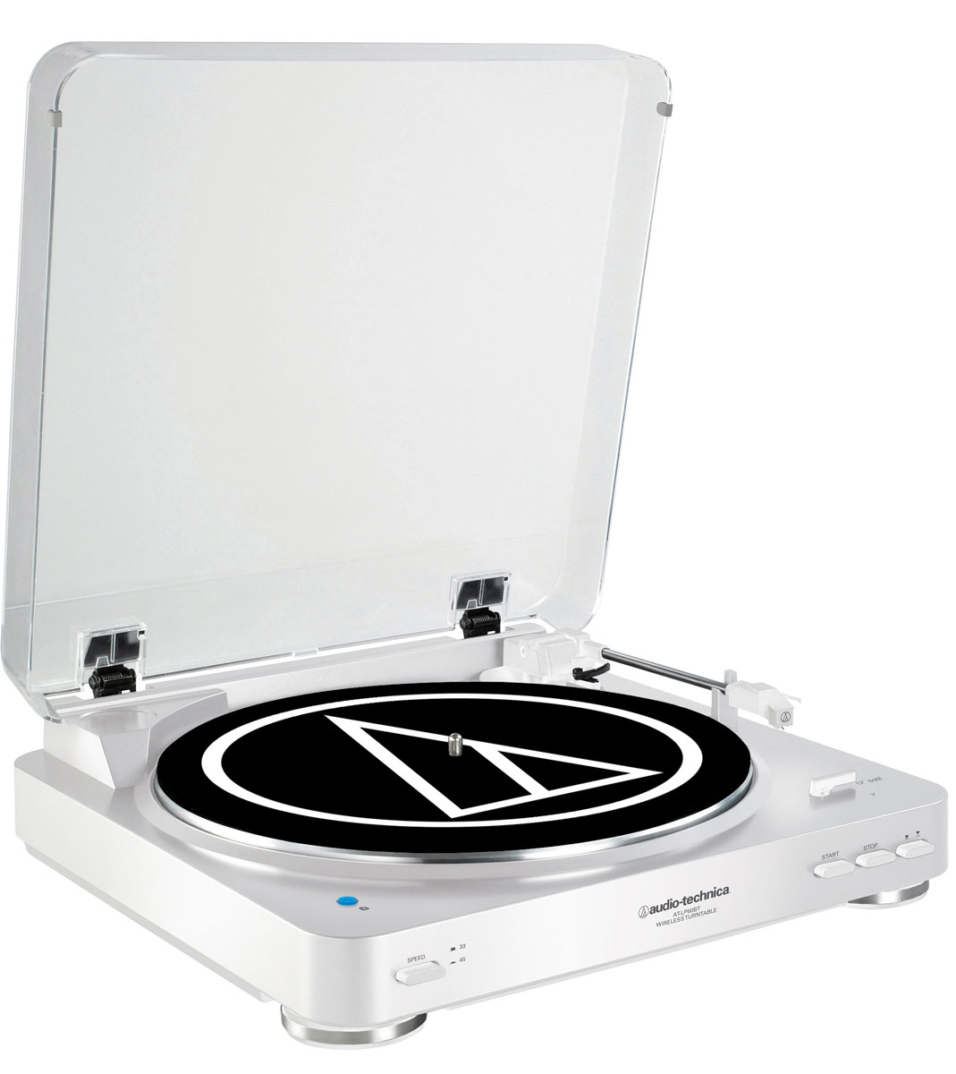 Audio-Technica AT-LP60BT, White проигрыватель виниловых дисков15118424 Audio-Technica AT-LP60BT, White проигрыватель виниловых дисков15118424Audio-Technica AT-LP60BT - это полностью автоматический проигрыватель виниловых пластинок с поддержкой Bluetooth, привносящий легендарное звучание Audio-Technica в мир беспроводных соединений. Данная модель обеспечит выдающийся звук с легкость в автоматическом режиме: просто нажмите кнопку Пуск, чтобы начать воспроизведение записи, и кнопку Стоп, чтобы поднять и вернуть тонарм и выключить поворотный стол. Кнопка подъема тонарм также включена, чтобы позволить вам поднимать и опускать тонарм без остановки проигрывателя. Беспроводное подключение к устройствам, поддерживающим протокол Bluetooth (колонки, наушники, ресиверы) Проводное подключение к аудиосистемам и колонкам через двойной RCA-кабель Встроенный предусилитель с функцией отключения Антирезонансный литой опорный диск из алюминия Встроенный звукосниматель AT3600L с двумя подвижными магнитами, оснащённый съёмной алмазной иглой Тип звукоснимателя: VM Мотор DC с...
