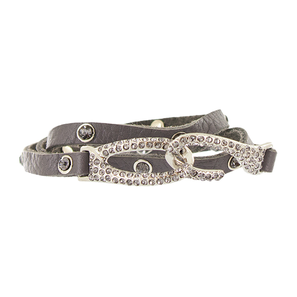 Браслет женский Taya, цвет: серебро, серый. T-B-4275-BRAC-SL.GREYT-B-4275-BRAC-SL.GREY Браслет женский Taya, цвет: серебро, серый. T-B-4275-BRAC-SL.GREYT-B-4275-BRAC-SL.GREYМодный браслет дополнит повседневный и праздничный образ, подчеркнув достоинства женской ручки.