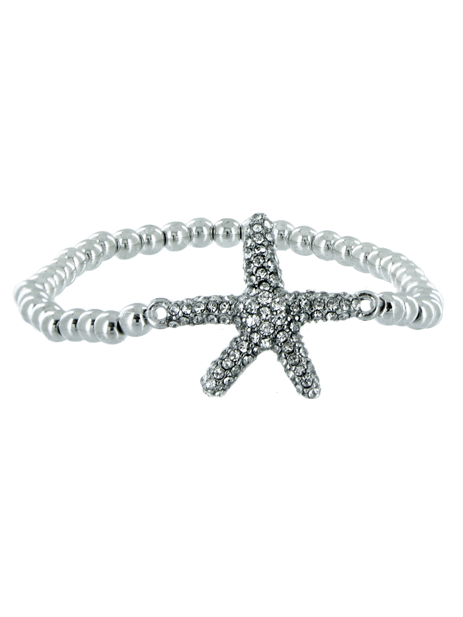 Браслет женский Taya, цвет: серебряный. T-B-5342-BRAC-SILVERT-B-5342-BRAC-SILVER Браслет женский Taya, цвет: серебряный. T-B-5342-BRAC-SILVERT-B-5342-BRAC-SILVERМодный браслет на резинке дополнит повседневный и праздничный образ, подчеркнув достоинства женской ручки.