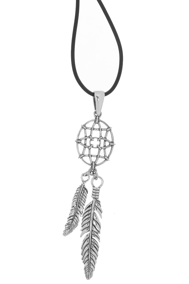 Кулон Jenavi Feather. Чит, цвет: серебряный. f6843990f6843990 Кулон Jenavi Feather. Чит, цвет: серебряный. f6843990f6843990Коллекция Feather, Чит (Кулон) гипоаллергенный ювелирный сплав,Черненое серебро, вставка без вставок, цвет - серебро