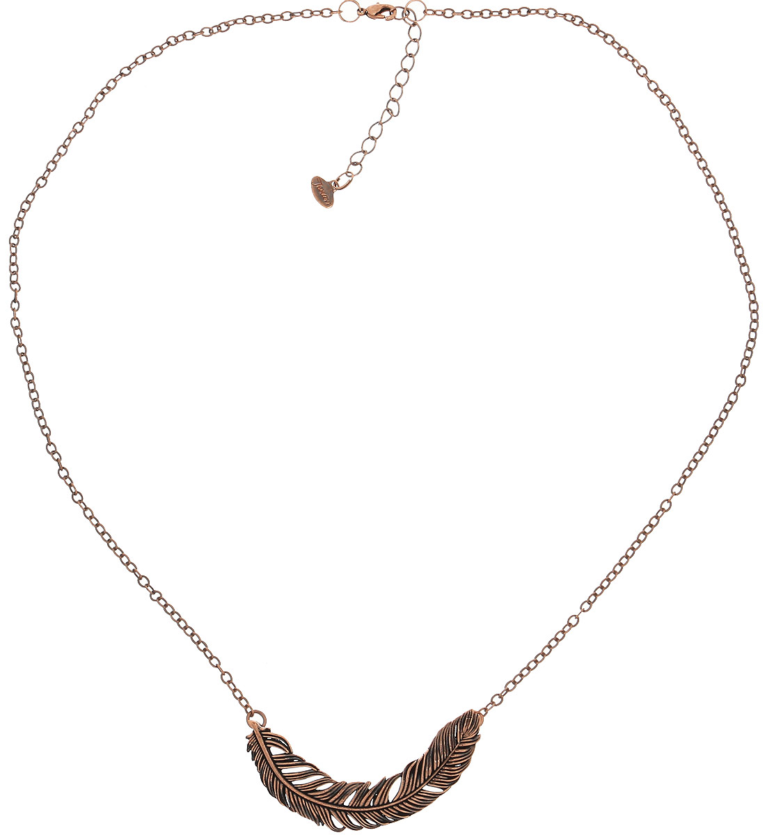 Jenavi, Коллекция Feather, Лума (Колье), цвет - медныйf679u590 Jenavi, Коллекция Feather, Лума (Колье), цвет - медныйf679u590Коллекция Feather, Лума (Колье) гипоаллергенный ювелирный сплав,Медное покрытие, вставка без вставок, цвет - медный