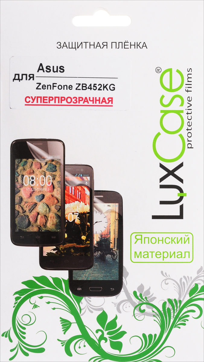 LuxCase защитная пленка для Asus ZenFone ZB452KG, суперпрозрачная51779 LuxCase защитная пленка для Asus ZenFone ZB452KG, суперпрозрачная51779Защитная пленка LuxCase для Asus ZenFone ZB452KG сохраняет экран смартфона гладким и предотвращает появление на нем царапин и потертостей. Структура пленки позволяет ей плотно удерживаться без помощи клеевых составов и выравнивать поверхность при небольших механических воздействиях. Пленка практически незаметна на экране смартфона и сохраняет все характеристики цветопередачи и чувствительности сенсора.