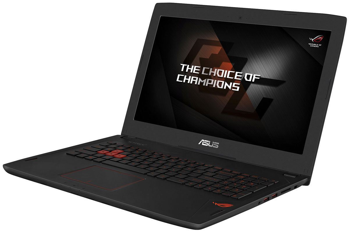 ASUS ROG GL502VT (GL502VT-FI137T)GL502VT-FI137T ASUS ROG GL502VT (GL502VT-FI137T)GL502VT-FI137TНоутбук Asus ROG GL502VT – это новейший процессор Intel и геймерская видеокарта NVIDIA GeForce GTX в компактном и легком корпусе. С этим мобильным компьютером вы сможете играть в любимые игры где угодно. В аппаратную конфигурацию ноутбука входит процессор Intel Core i7 шестого поколения и дискретная видеокарта NVIDIA GeForce GTX 970M с поддержкой Microsoft DirectX 12. Мощные компоненты обеспечивают высокую скорость в современных играх и тяжелых приложениях, например при редактировании видео. Данная модель оснащается 15-дюймовым IPS-дисплеем с широкими (178°) углами обзора, разрешение которого составляет 3840x2160 (формат Ultra-HD) или 1920x1080 (Full-HD) пикселей. В новых ноутбуках серии ROG GL502 реализована высокоэффективная система охлаждения с тепловыми трубками и двумя вентиляторами, независимо друг от друга обслуживающими центральный и графический процессоры. Продуманное охлаждение – залог стабильной работы мобильного компьютера даже...