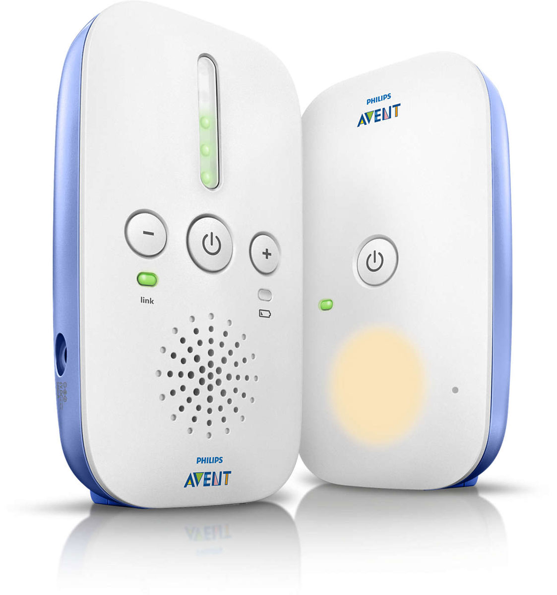 Philips Avent Радионяня с технологией DECT SCD501/00PHA-SCD501/00 Philips Avent Радионяня с технологией DECT SCD501/00PHA-SCD501/00Радионяня SCD501/00 с технологией DECT - необходимая каждой маме связь с малышом и гарантия вашего спокойствия. Технология DECT гарантирует отсутствие помех от любых других передающих устройств, например, других радионянь, беспроводных и сотовых телефонов. Шифрование данных предоставляет защищенное и конфиденциальное соединение, поэтому вы будете единственным, кто будет слышать ребенка. Вы услышите даже тихий смех, малейший шорох и звук икоты с идеальной четкостью. Цифровая технология DECT (Digital Enhanced Cordless Telecommunications) обеспечивает кристально чистый звук высокого качества, чтобы вы могли всегда слышать малыша. Уникальный режим Smart ECO автоматически снижает мощность передачи и продлевает срок службы батареи. Чем ближе устройство расположено к ребенку, тем меньше энергии тратится на обеспечение надежного соединения. Если радионяня находится за пределами рабочего диапазона или разряжена, родительский блок оповестит вас об этом, чтобы вы всегда находились на связи с...