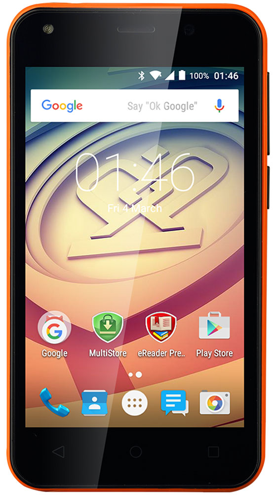 Prestigio Wize L3, OrangePSP3403DUOORANGE Prestigio Wize L3, OrangePSP3403DUOORANGEЛетнее настроение - секретный компонент Wize L3. Он яркий, стильный и заметный! Достаточно мощный для повседневных задач, таких как просмотр, чтение, работа и игры, он доступный по цене, и благодаря поддержке двух SIM-карт поможет экономить деньги в течение всего периода использования смартфона. Просто наслаждайтесь собственным ритмом жизни и оставайтесь стильным! Wize L3 имеет удобный 4-дюймовый дисплей с живыми цветами. Наслаждайтесь играми и другими приложениями, читайте, работайте и отдыхайте с компактным устройством, которое легко помещается даже в небольшой карман. Больше не нужно справляться с огромным девайсом - все задачи решаются с помощью одной руки. Получайте лучший пользовательский опыт благодаря высокопроизводительному четырехъядерному процессору и умному Android 5.1. Lollipop. Увеличение скорости и мощности обеспечивают действительно плавную работу и хороший отклик. Серфите в интернете, работайте с документами и общайтесь с...