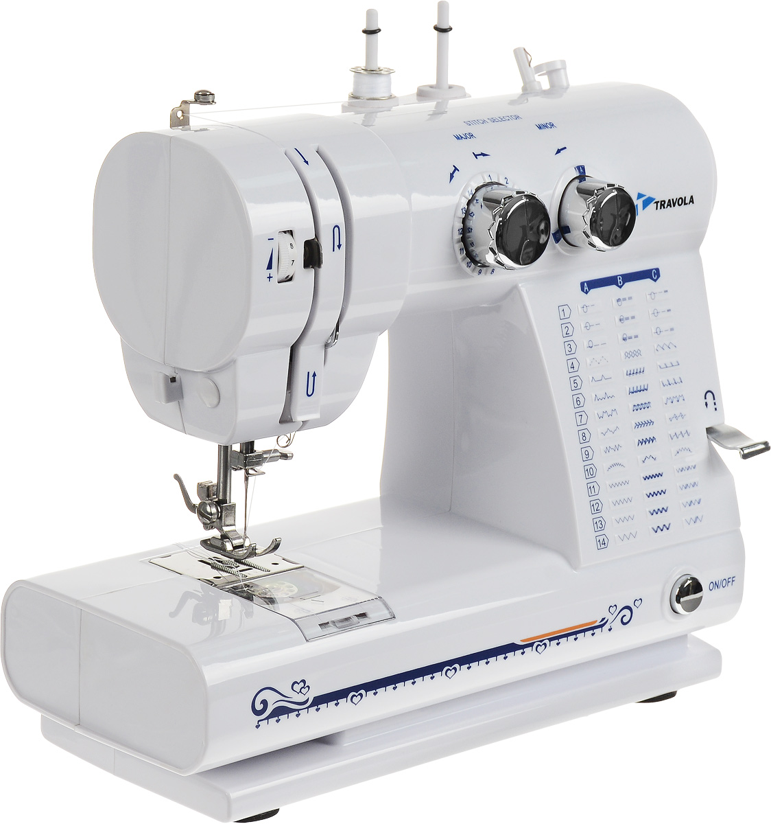 Travola 812 швейная машина812 Travola 812 швейная машина812Швейная машина Travola 812 идеально подходит для выполнения основных швейных операций при изготовлении и ремонте одежды. Эта надежная машина имеет традиционный набор функций, который необходим для шитья. Устройство может выполнять 42 варианта типа шва. Данная модель проста в установке, настройке и эксплуатации.
