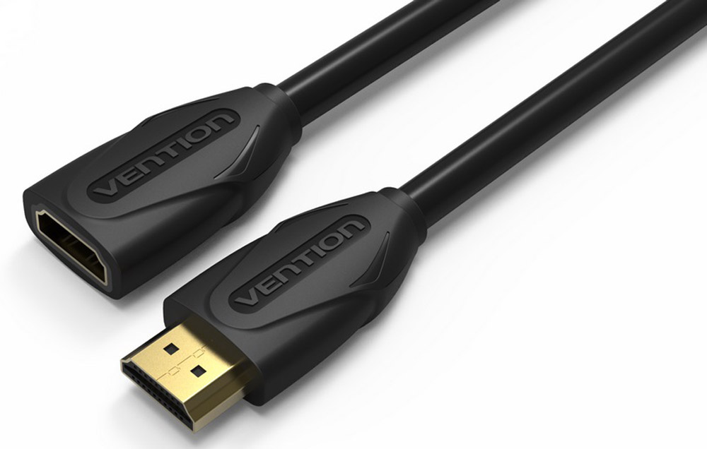 Vention VAA-B06-B500 кабель HDMI, Black (5 м)VAA-B06-B500 Vention VAA-B06-B500 кабель HDMI, Black (5 м)VAA-B06-B500Цифровой кабель-удлинитель Vention VAA-B06-B500 для подключения источника видеосигнала и устройства отображения. Канал Ethernet позволяет нескольким устройствам работать в сети Ethernet без необходимости подключения дополнительных проводов, а также напрямую обмениваться контентом, на скорости до 100 Мбит/сек.. Кабель имеет пропускную способность до 10,2 Гб/сек, 3D-возможности, а также поддержку более чем 8 каналов аудио. Наличие обратного канала аудио устраняет необходимость в отдельном проводе для передачи звука в ресивер с телевизора или другого устройства, которое является одновременно источником аудио и видео. В основном используется как удлинитель. Продукция соответствует следующим сертификатам: RoHS, CE, FCC, TIA, ISO