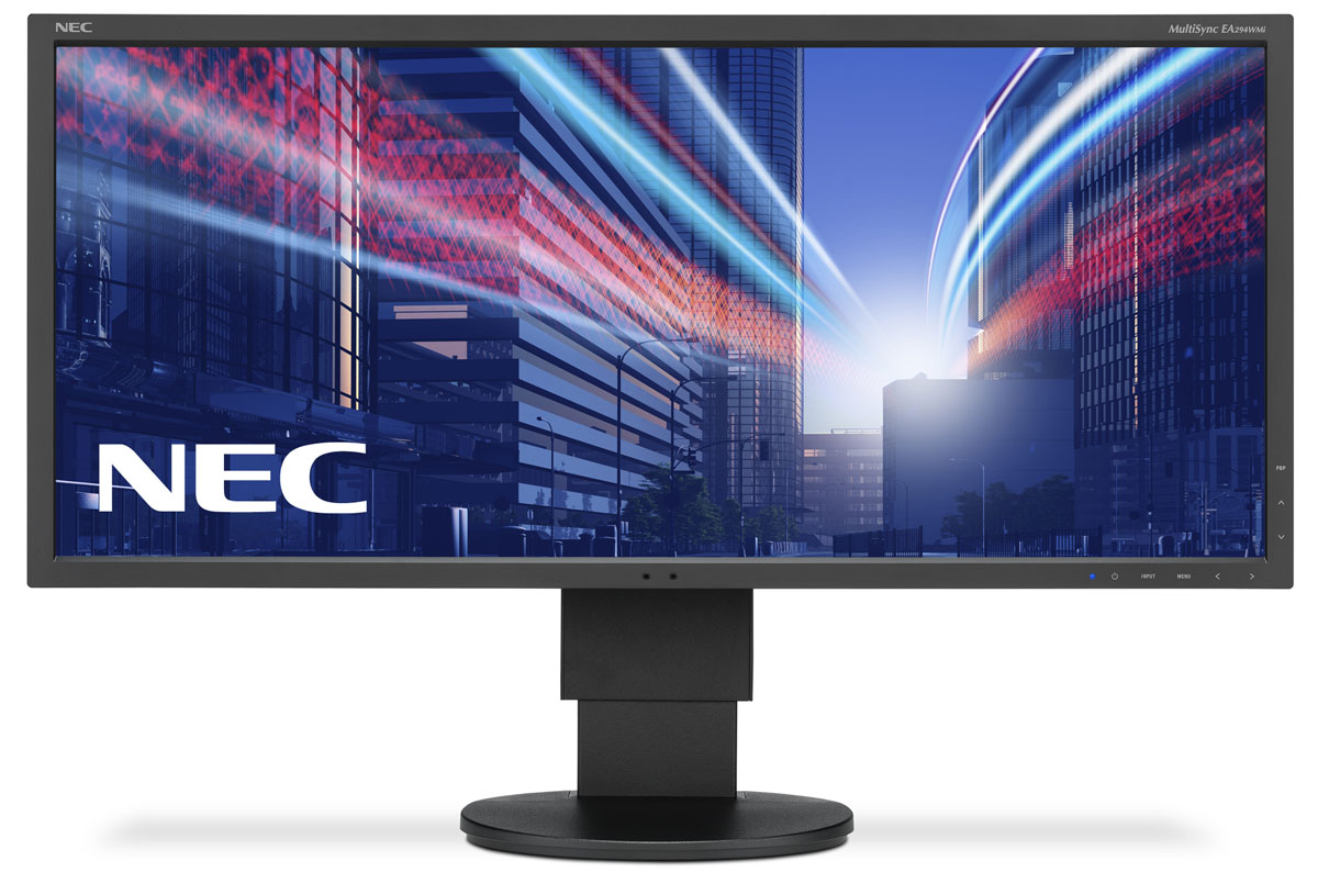 NEC EA294WMi-BK, Black монитор60003417 NEC EA294WMi-BK, Black монитор60003417Модель NEC EA294WMi обладает очень тонкой 29-дюймовой панелью 21:9 с разрешением 2560x1080, а также со светодиодной подсветкой и IPS-технологией, что обеспечивает ультрасовременный и ультратонкий дизайн. Благодаря новому формату, соответствующему экранной установке из двух обычных 19-дюймовых экранов, данная модель является отличной альтернативой для любых многоэкранных установок. Датчик внешней освещенности и датчик присутствия являются характеристиками, соответствующими экологичной концепции продукции, кроме того, данная модель обладает улучшенными эргономическими характеристиками, например, механизмом регулирования высоты до 130 мм. Новая характеристика Control Sync обеспечивает синхронизацию мультимониторной настройки, а стандарт MHL (Mobile High Definition Link) предоставляет прямую связь монитора с вашим смартфоном. Эргономичный офис – регулировка по высоте (130 мм), возможность поворота, наклона и вращения обеспечивает удобную установку с учетом...