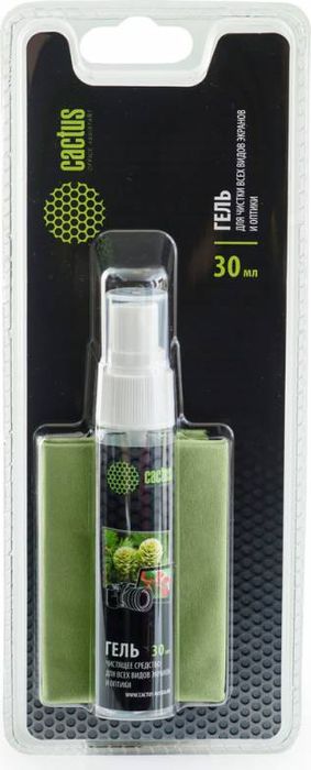 Cactus CS-S3005 чистящий набор для экранов и оптикиCS-S3005 Cactus CS-S3005 чистящий набор для экранов и оптикиCS-S3005Чистящий набор (салфетки + гель) Cactus CS-S3005 предназначен для очистки экранов и мониторов, стеклянных поверхностей копировальных аппаратов, сканеров и другой оргтехники.