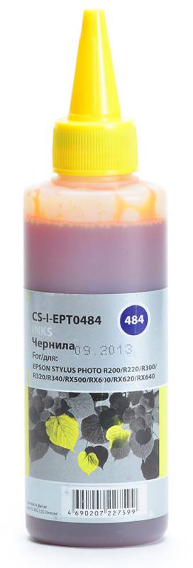 Cactus CS-I-EPT0484, Yellow чернила для Epson Stylus Photo R200/R220/R300/R320/R340CS-I-EPT0484 Cactus CS-I-EPT0484, Yellow чернила для Epson Stylus Photo R200/R220/R300/R320/R340CS-I-EPT0484Чернила Cactus CS-I-EPT0484 предназначены для перезаправки картриджей принтеров Epson Stylus Photo R200/R220/R300/R320/R340/RX500. Они обеспечивают отличное качество печати устройства.