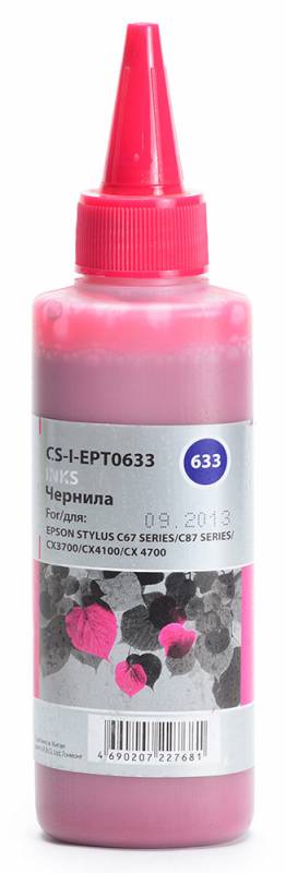 Cactus CS-I-EPT0633, Magenta чернила для Epson Stylus C67 Series/C87 Series/CX3700CS-I-EPT0633 Cactus CS-I-EPT0633, Magenta чернила для Epson Stylus C67 Series/C87 Series/CX3700CS-I-EPT0633Чернила Cactus CS-I-EPT0633 предназначены для перезаправки картриджей принтеров Epson Stylus C67 Series/C87 Series/CX3700. Они обеспечивают отличное качество печати устройства.