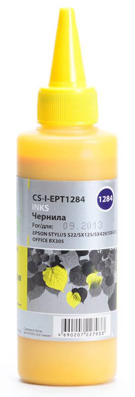 Cactus CS-I-EPT1284, Yellow чернила для Epson Stylus S22/SX125/SX420/SX425/Office BX305CS-I-EPT1284 Cactus CS-I-EPT1284, Yellow чернила для Epson Stylus S22/SX125/SX420/SX425/Office BX305CS-I-EPT1284Чернила Cactus CS-I-EPT1284 предназначены для перезаправки картриджей принтеров Epson Stylus S22/SX125/SX420/SX425/Office BX305. Они обеспечивают отличное качество печати устройства.