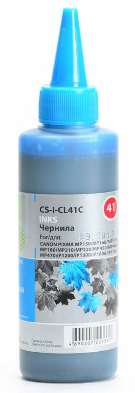 Cactus CS-I-CL41C, Cyan чернила для Canon Pixma MP150/MP160/MP170/MP180/MP210/MP220CS-I-CL41C Cactus CS-I-CL41C, Cyan чернила для Canon Pixma MP150/MP160/MP170/MP180/MP210/MP220CS-I-CL41CЧернила Cactus CS-I-CL41C предназначены для перезаправки картриджей принтеров Canon Pixma MP150/MP160/MP170/MP180/MP210/MP220. Они обеспечивают отличное качество печати устройства.