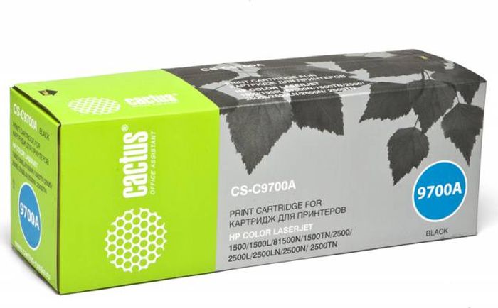 Cactus CS-C9700A, Black тонер-картридж для HP CLJ 2550/1500/2500CS-C9700A Cactus CS-C9700A, Black тонер-картридж для HP CLJ 2550/1500/2500CS-C9700AТонер-картридж Cactus CS-C9700A для лазерных принтеров HP CLJ 2550/1500/2500. Расходные материалы Cactus для лазерной печати максимизируют характеристики принтера. Обеспечивают повышенную чёткость чёрного текста и плавность переходов оттенков серого цвета и полутонов, позволяют отображать мельчайшие детали изображения. Гарантируют надежное качество печати.