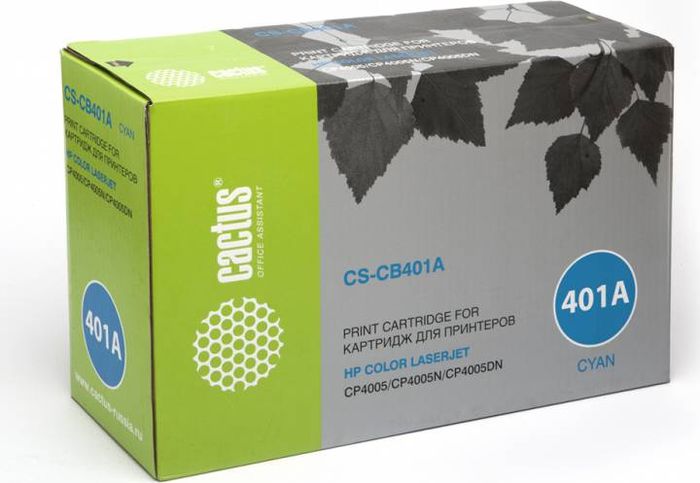 Cactus CS-CB401A, Cyan тонер-картридж для HP CLJ CP4005/CP4005DN/CP4005NCS-CB401A Cactus CS-CB401A, Cyan тонер-картридж для HP CLJ CP4005/CP4005DN/CP4005NCS-CB401AТонер-картридж Cactus CS-CB401A для лазерных принтеров HP CLJ CP4005/CP4005DN/CP4005N. Расходные материалы Cactus для лазерной печати максимизируют характеристики принтера. Обеспечивают повышенную чёткость чёрного текста и плавность переходов оттенков серого цвета и полутонов, позволяют отображать мельчайшие детали изображения. Гарантируют надежное качество печати.
