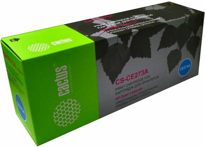 Cactus CS-CE273A, Magenta тонер-картридж для HP LJ Ent CP5525CS-CE273A Cactus CS-CE273A, Magenta тонер-картридж для HP LJ Ent CP5525CS-CE273AТонер-картридж Cactus CS-CE273A для лазерных принтеров HP LJ Ent CP5525. Расходные материалы Cactus для лазерной печати максимизируют характеристики принтера. Обеспечивают повышенную чёткость чёрного текста и плавность переходов оттенков серого цвета и полутонов, позволяют отображать мельчайшие детали изображения. Гарантируют надежное качество печати.