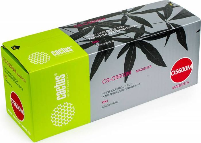 Cactus CS-O5600M, Magenta тонер-картридж для Oki C5600/C5700CS-O5600M Cactus CS-O5600M, Magenta тонер-картридж для Oki C5600/C5700CS-O5600MТонер-картридж Cactus CS-O5600M для лазерных принтеров Oki C5600/C5700. Расходные материалы Cactus для лазерной печати максимизируют характеристики принтера. Обеспечивают повышенную чёткость чёрного текста и плавность переходов оттенков серого цвета и полутонов, позволяют отображать мельчайшие детали изображения. Гарантируют надежное качество печати.