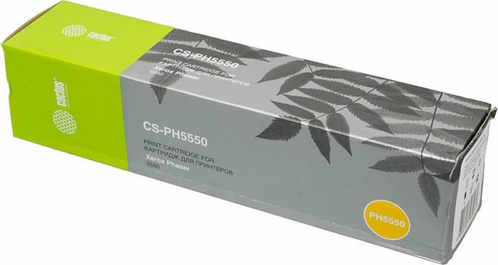 Cactus CS-PH5550 106R01294, Black тонер-картридж для Xerox Phaser 5550CS-PH5550 Cactus CS-PH5550 106R01294, Black тонер-картридж для Xerox Phaser 5550CS-PH5550Тонер-картридж Cactus CS-PH5550 106R01294 для лазерных принтеров Xerox Phaser 5550. Расходные материалы Cactus для лазерной печати максимизируют характеристики принтера. Обеспечивают повышенную чёткость чёрного текста и плавность переходов оттенков серого цвета и полутонов, позволяют отображать мельчайшие детали изображения. Гарантируют надежное качество печати.