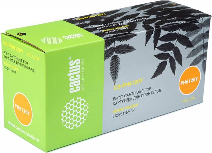 Cactus CS-PH6120Y 113R00690, Yellow тонер-картридж для Xerox Phaser 6115/6120CS-PH6120Y Cactus CS-PH6120Y 113R00690, Yellow тонер-картридж для Xerox Phaser 6115/6120CS-PH6120YТонер-картридж Cactus CS-PH6120Y 113R00690 для лазерных принтеров Xerox Phaser 6115/6120. Расходные материалы Cactus для лазерной печати максимизируют характеристики принтера. Обеспечивают повышенную чёткость чёрного текста и плавность переходов оттенков серого цвета и полутонов, позволяют отображать мельчайшие детали изображения. Гарантируют надежное качество печати.
