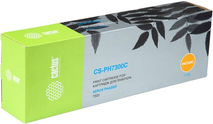 Cactus CS-PH7300C 16197700, Cyan тонер-картридж для Xerox Phaser 7300CS-PH7300C Cactus CS-PH7300C 16197700, Cyan тонер-картридж для Xerox Phaser 7300CS-PH7300CТонер-картридж Cactus CS-PH7300C 16197700 для лазерных принтеров Xerox Phaser 7300. Расходные материалы Cactus для лазерной печати максимизируют характеристики принтера. Обеспечивают повышенную чёткость чёрного текста и плавность переходов оттенков серого цвета и полутонов, позволяют отображать мельчайшие детали изображения. Гарантируют надежное качество печати.
