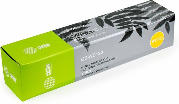 Cactus CS-WC123 006R01182, Black тонер-картридж для Xerox WC 133/M123/M128/Pro123CS-WC123 Cactus CS-WC123 006R01182, Black тонер-картридж для Xerox WC 133/M123/M128/Pro123CS-WC123Тонер-картридж Cactus CS-WC123 006R01182 для лазерных принтеров Xerox WC 133/M123/M128/Pro123. Расходные материалы Cactus для лазерной печати максимизируют характеристики принтера. Обеспечивают повышенную чёткость чёрного текста и плавность переходов оттенков серого цвета и полутонов, позволяют отображать мельчайшие детали изображения. Гарантируют надежное качество печати.