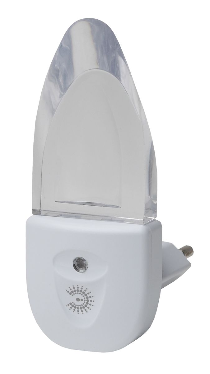 Ночник ЭРА NN-618-LS-W, цвет: белыйNN-618-LS-W Ночник ЭРА NN-618-LS-W, цвет: белыйNN-618-LS-WНочник со светодиодами (LED) в качестве источников света. C сенсором (включается автоматически, когда становится темно). Цветной RGB светодиод, свет с плавными переходами цветов. Прозрачная часть ночника, похожая на кристалл, подсвечивается разноцветным переливающимся светом при включении. Блистерная упаковка с открытой вилкой.